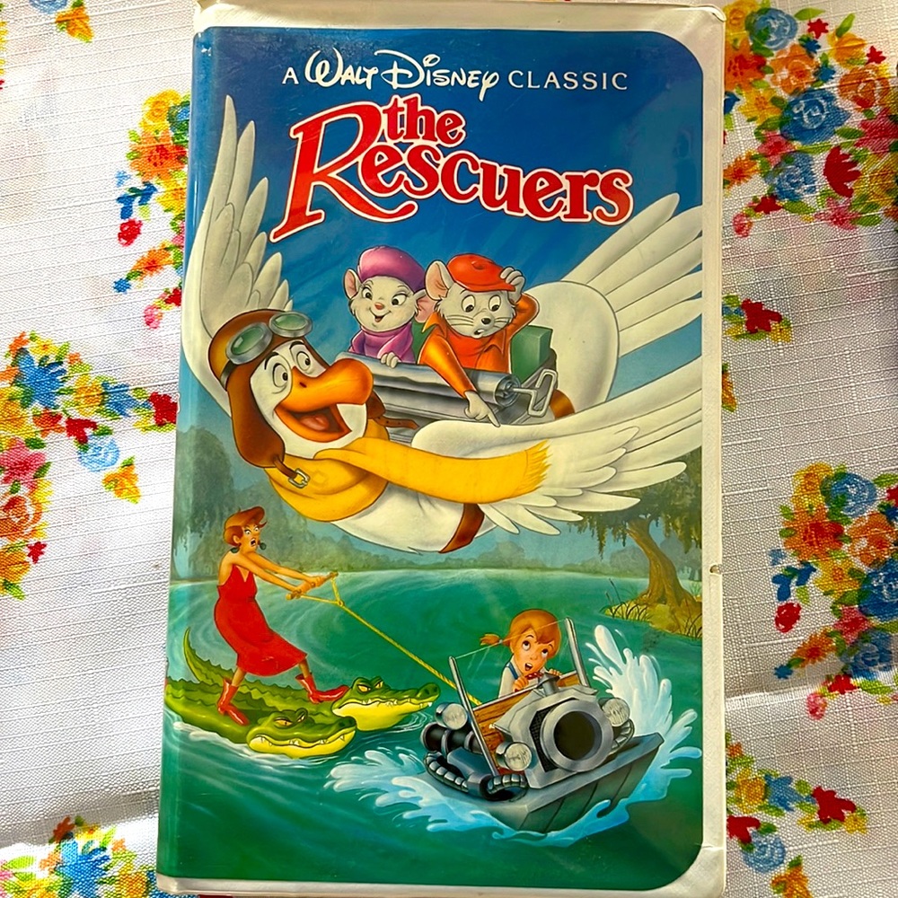 Disney The Rescuers VHS 1992